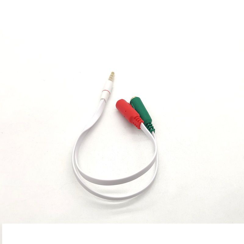 Dây chia cổng 3.5mm ra Mic và Audio cho điện thoại ,cáp chia tai nghe 1 ra 2