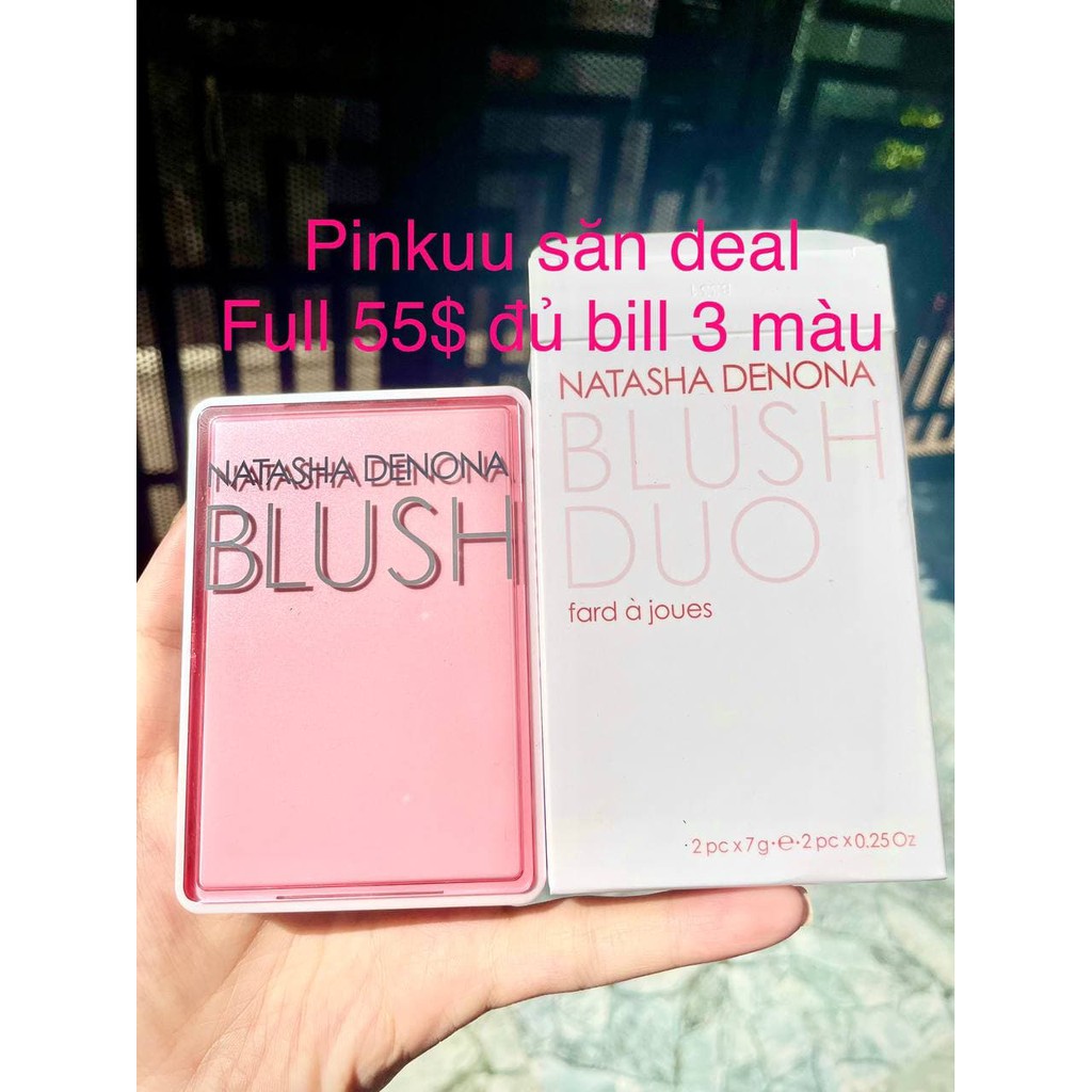 Natasha Denona Bảng phấn má Duo Blush 3 màu săn deal đủ bill us