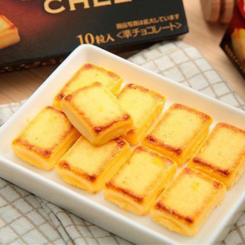 Bánh phô mai nướng MORINAGA thơm ngon giòn béo - hộp 45 gram
