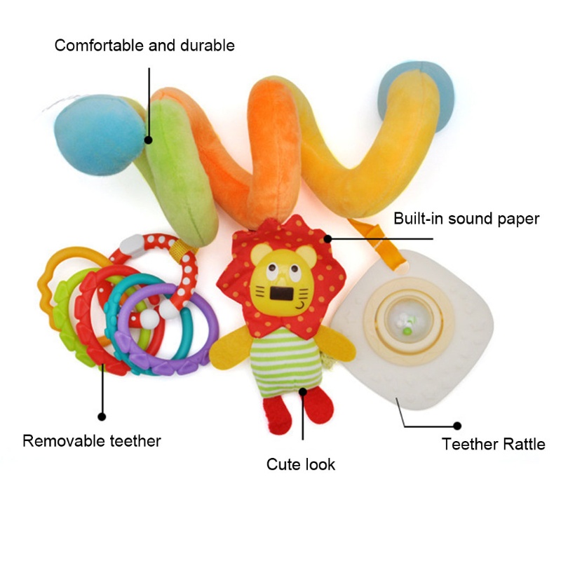 Đồ Chơi Nhồi Bông Treo Nôi / Xe Đẩy Em Bé