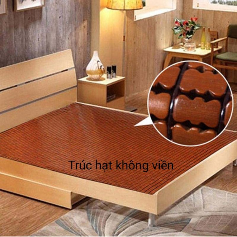 Chiếu Trúc Hạt,Hạt Nhẵn Mịn,Chiếu Trúc Việt Hạt nâu,chiêú sofa,nằm đệm,Chiếu Hạt mát lạnh hơn chiếu điều hoà,sang