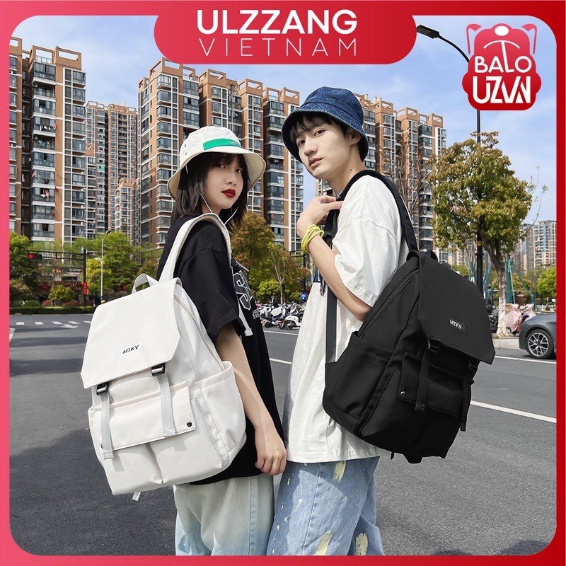 Balo nam nữ đi học Ulzzang basic chống nước, cặp sách laptop phong cách Unisex Hàn Quốc dành cho học sinh, sinh viên.