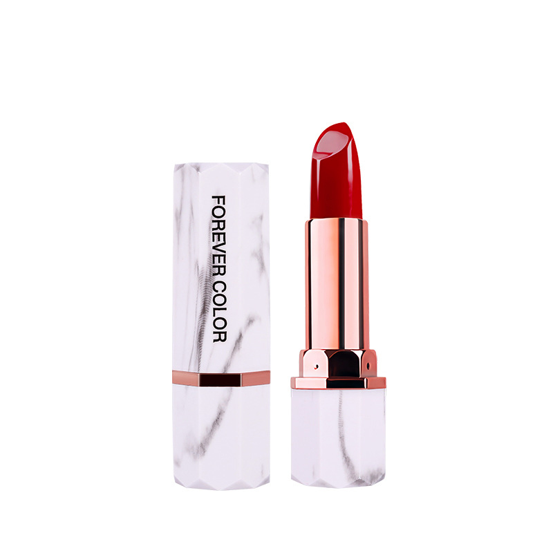 (Hàng Mới Về) Son Lì Dưỡng Ẩm Chống Nước Lâu Phai Thiết Kế Vỏ Son Họa Tiết Cẩm Thạch Thời Trang | BigBuy360 - bigbuy360.vn