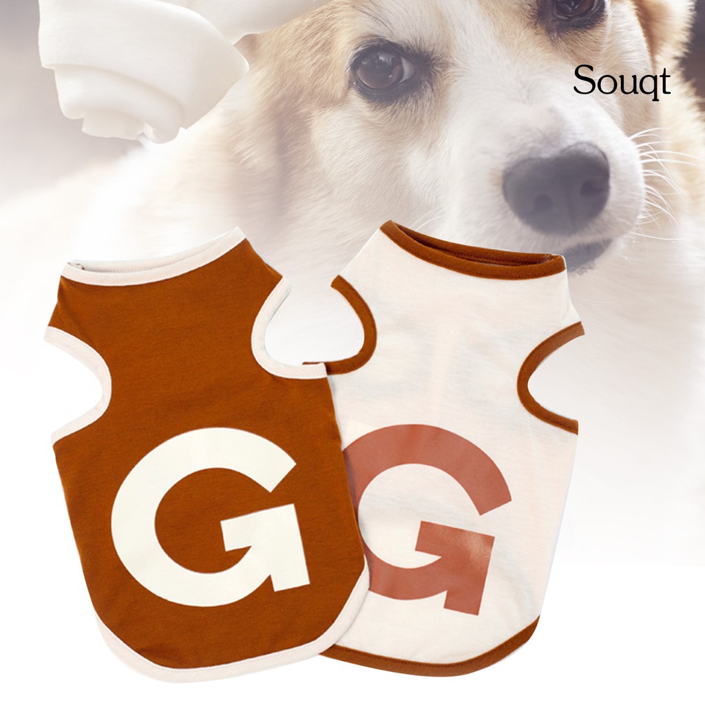 Áo Thun In Chữ G Cho Thú Cưng