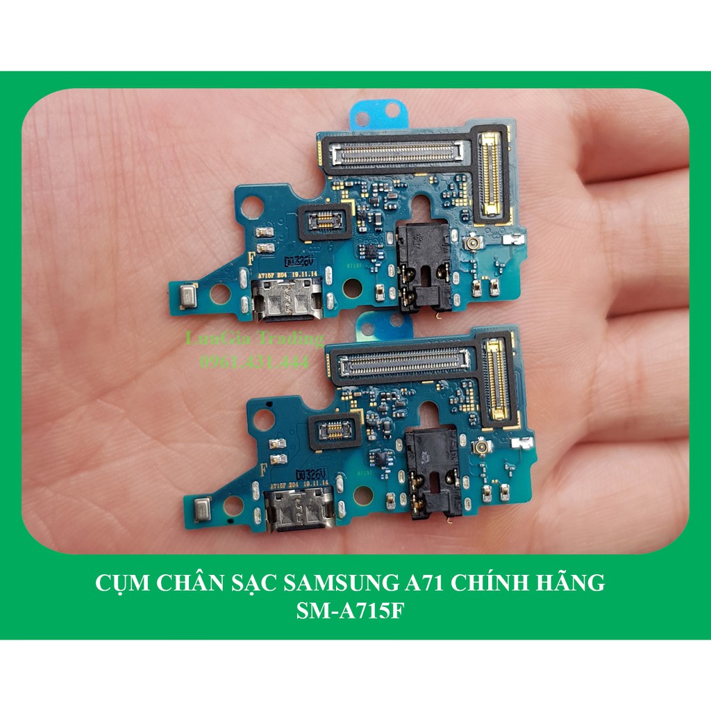 Cụm chân sạc Samsung Galaxy A71 chính hãng A715F | Cụm đuôi sạc, tai nghe, Micro Samsung A71