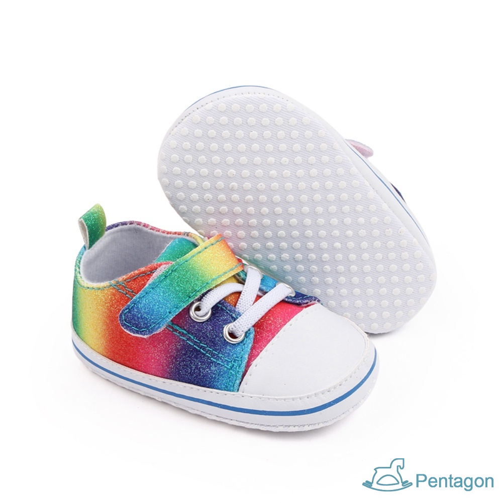 Giày Sọc Ca Rô Đế Mềm Cho Bé 0-18 Tháng Walkers