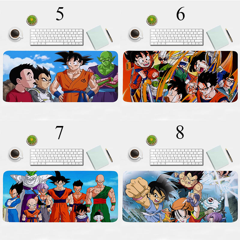 Miếng Lót Chuột Bàn Phím Và Chuột 10% Hình Dragon Ball Chống Trượt 30x60cm