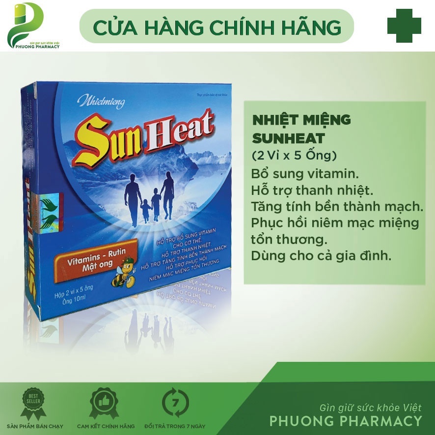 Nhiệt miệng trẻ em SUN HEAT