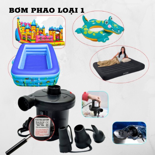 Bán Máy Bơm Bể Bơi , Bơm Đệm Hơi , Bơm Phao bơi, Bơm bóng bay, bơm điện 2 chiều (hàng loại 1)
