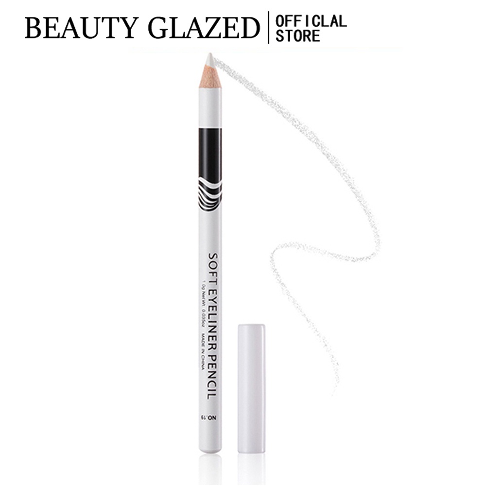 BEAUTY GLAZED White Chất lượng cao không thấm nước Kẻ mắt mềm mại