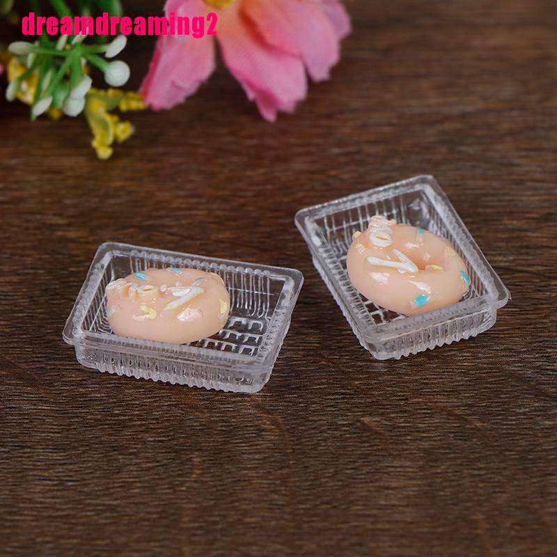 Bộ 2 Khay Đựng Thức Ăn Tỉ Lệ 1: 12 Trang Trí Nhà Búp Bê