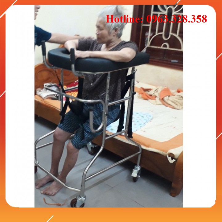 Khung tập đi cho bệnh nhân tai biến,  tập đi cho người bại liệt, người già, người tập sau tai biến
