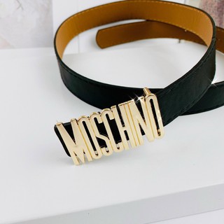 dây nịt thắt lưng nữ logo chữ moss cá tính sáng chảnh bản 3cm