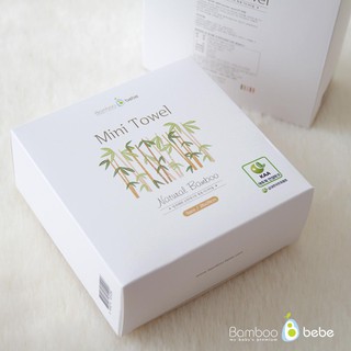 Set 5 khăn mặt sợi tre mini Ring Towel
