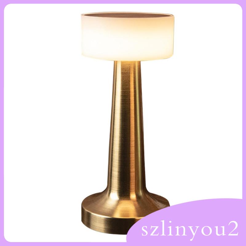 3W Cordless Table Lamp Bedroom Beside LED Night Light USB Charge