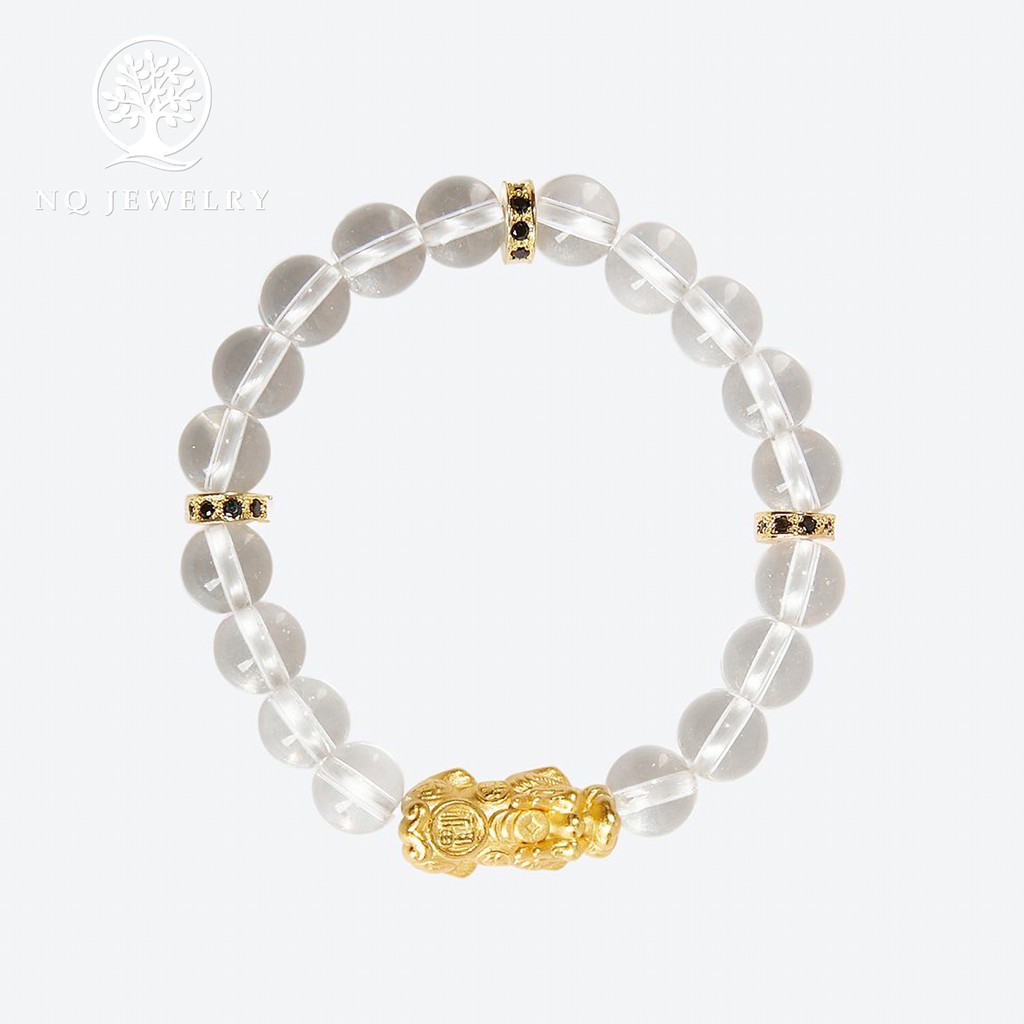 Vòng tay tỳ hưu bạc mạ vàng 24k - NQ Jewelry