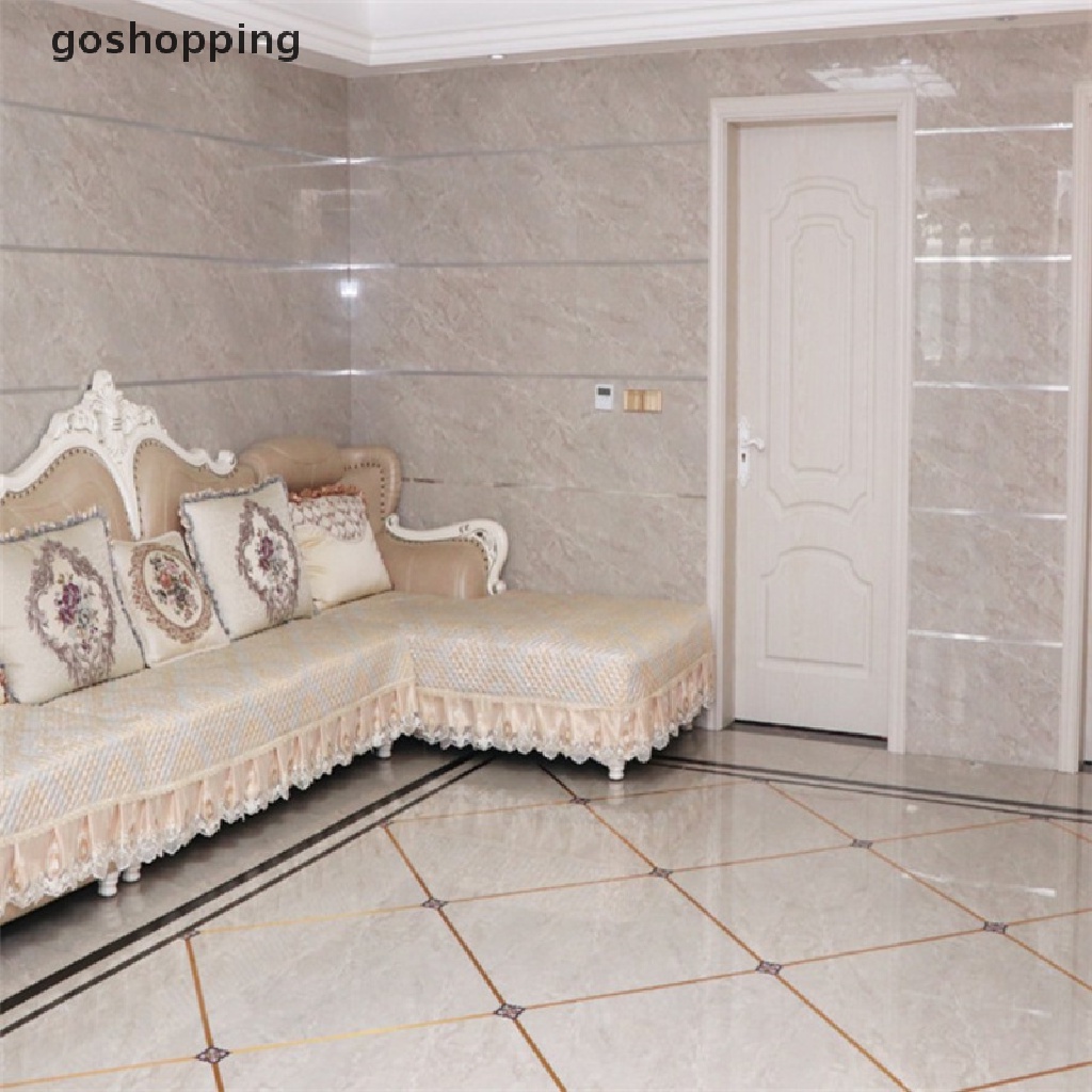 Cuộn Băng Keo Dán Trang Trí Khe Hở Bằng Gốm Màu Vàng / Bạc / Đen Tự Dính Trang Trí Nhà Cửa