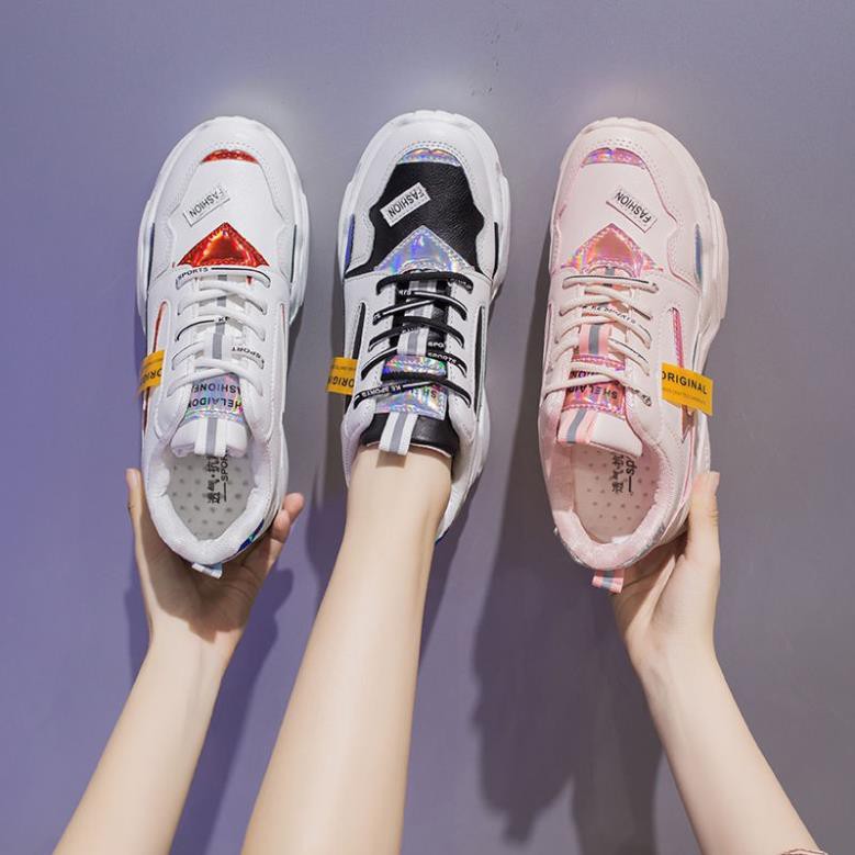 Giày Thể Thao Màu Trắng Thoáng Khí Năng Động Thời Trang Cho Nữ