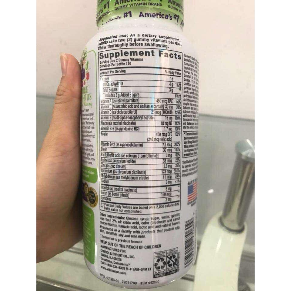 Kẹo dẻo Vitafusion Women Gummy Vitamins 220 viên dành cho phụ nữ | Thế Giới Skin Care