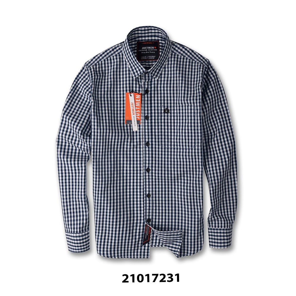 [Mã LT50 giảm 50k đơn 250k] Áo SơMi họa tiết caro trẻ trung Just Men | BigBuy360 - bigbuy360.vn