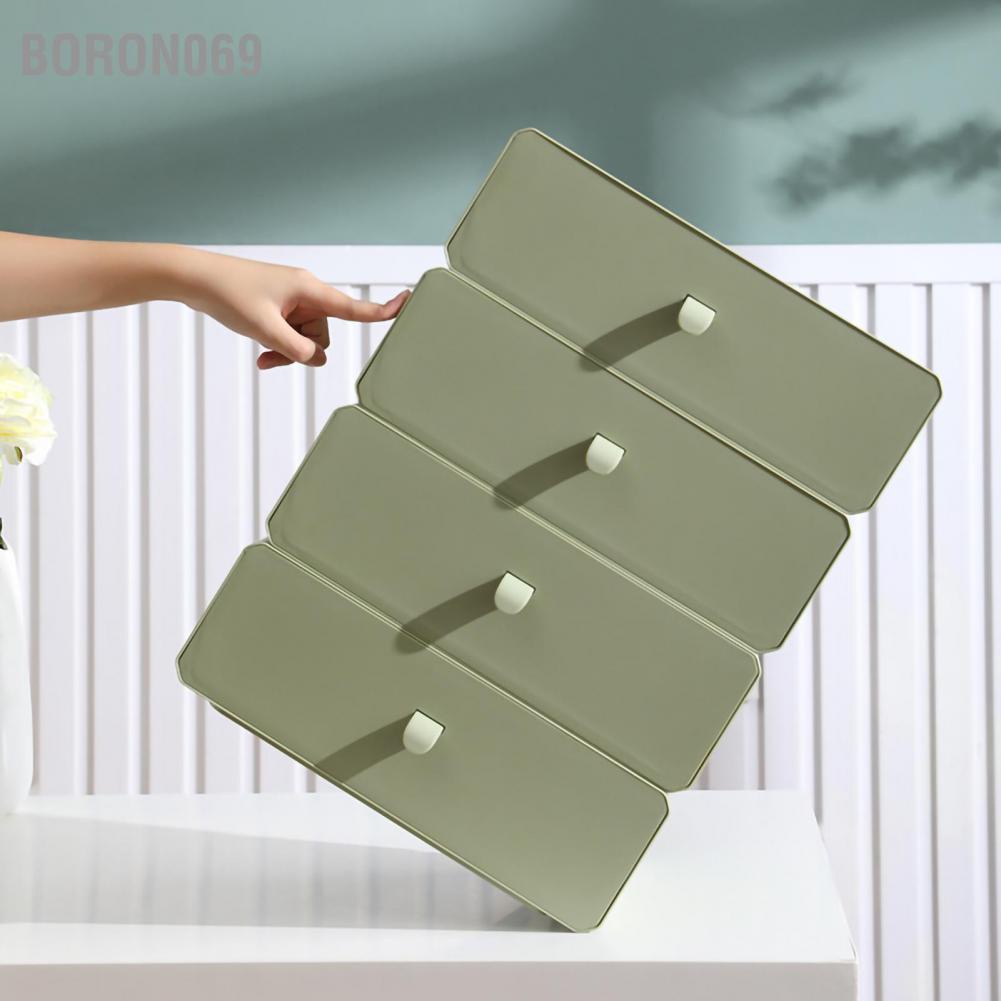 Hộp lưu trữ đồ lót Chống bụi Vớ áo ngực bằng nhựa có thể xếp chồng lên nhau Quần Tổ chức cho tủ đựng quần Boron069