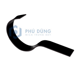 [COMBO 10 Kệ] Đế Mica ĐEN BỀ BẢN 30mm Trưng Bày Dây Nịt