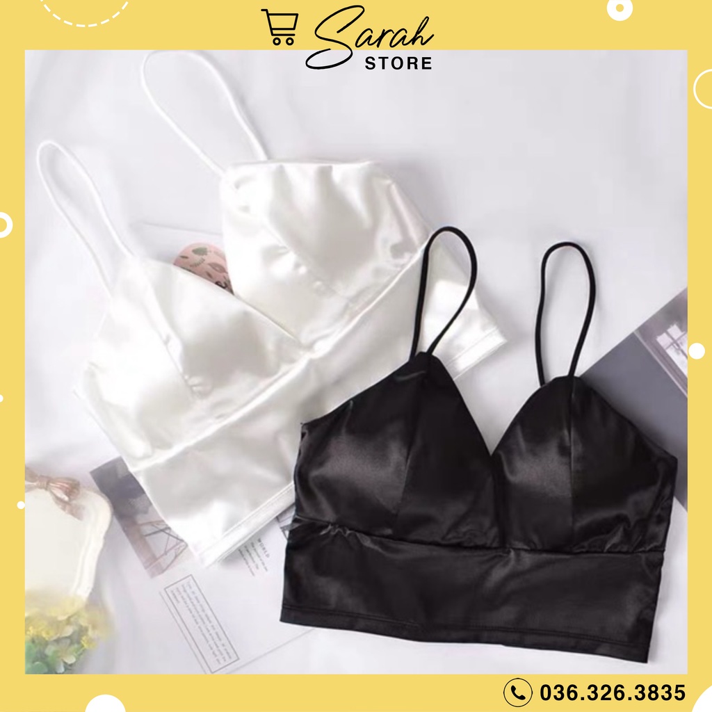 BRA SATIN ÁO LÓT PHI BÓNG bra satin croptop | BigBuy360 - bigbuy360.vn