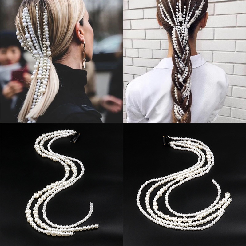 Kẹp Tóc Hình Bướm Đính Ngọc Trai Thời Trang Thanh Lịch Cho Nữ