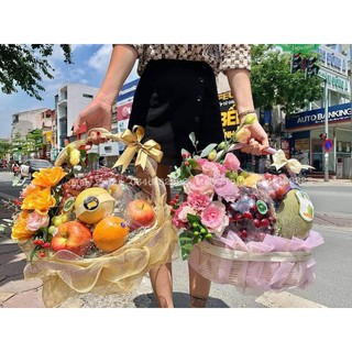 Giỏ hoa quả tươi nhập khẩu cao cấp