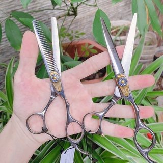 Bộ kéo cắt tóc JASON Đá xanh 6.0 inch