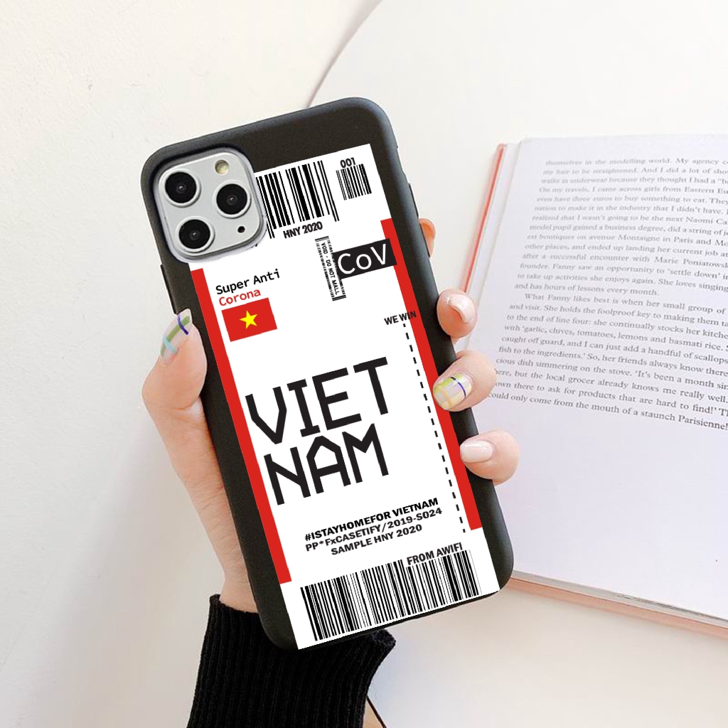 Ốp lưng iphone ticket vn 5/5s/6/6plus/6s/6splus/7/7plus/8/8plus/x/xr/xs/11/12/pro/max/plus/promax - Awifi Case A3-2