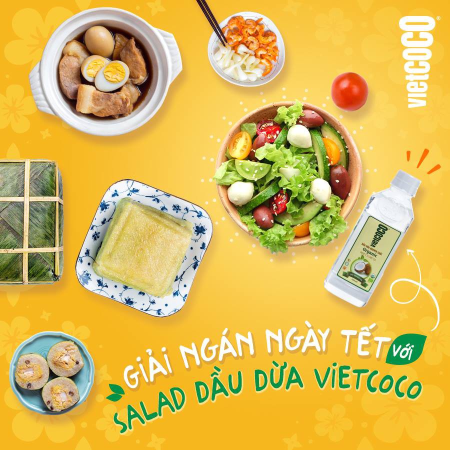 [Vietcoco] Dầu dừa organic 250ml, dầu hữu cơ làm bánh cho bé ăn dặm