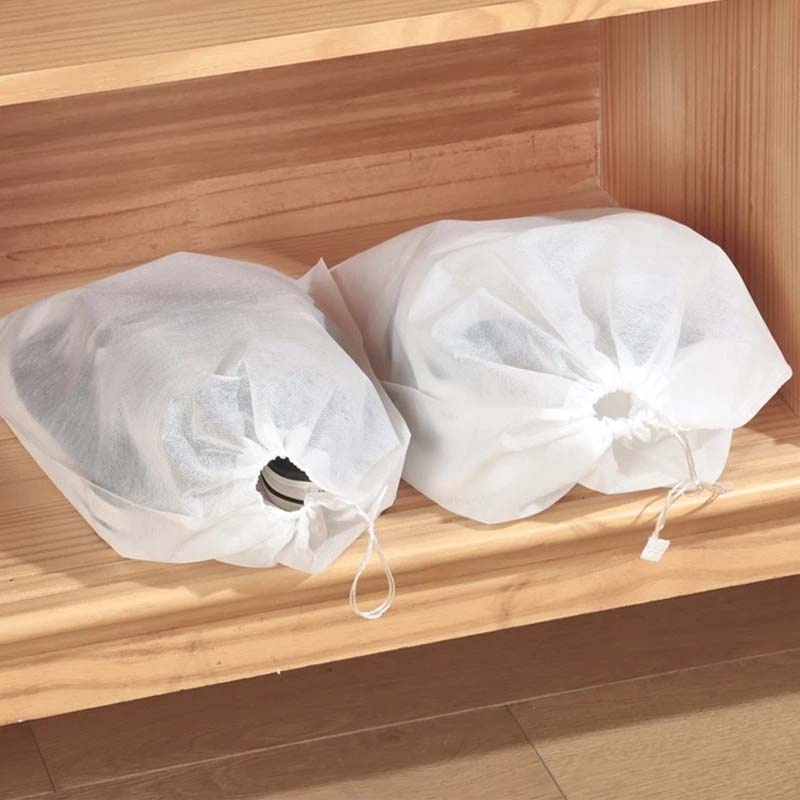 1 Túi Đựng Giày Bằng Vải Không Dệt Chống Bụi Có Thể Tái Sử Dụng