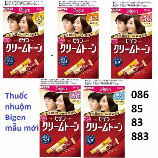 (Sỉ_ lẻ) THUỐC NHUỘM TÓC BIGEN NỘI ĐỊA NHẬT 3g, 4g, 5g, 6g, 7g