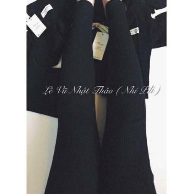 QUẦN LEGGING LEN TĂM CẠP BURBRR [ ảnh&amp;video thật 100%