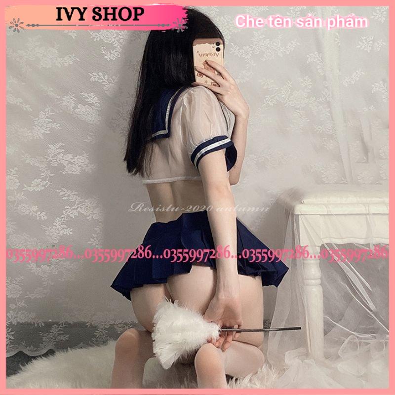 Đồ Ngủ Nữ Sexy Cosplay Học Sinh Voan Xuyên Thấu - Bộ Ngủ Nữ Sinh Mã TT004 TT005 - Ivyshop | BigBuy360 - bigbuy360.vn