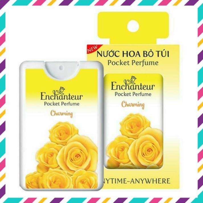 NƯỚC HOA BỎ TÚI ENCHANTEUR CHARMING - ROMANTIC - DELIGHTFUL 18ML
