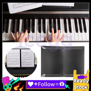Bìa kẹp bản nhạc đàn guitar / piano chất liệu chống thấm nước màu đen