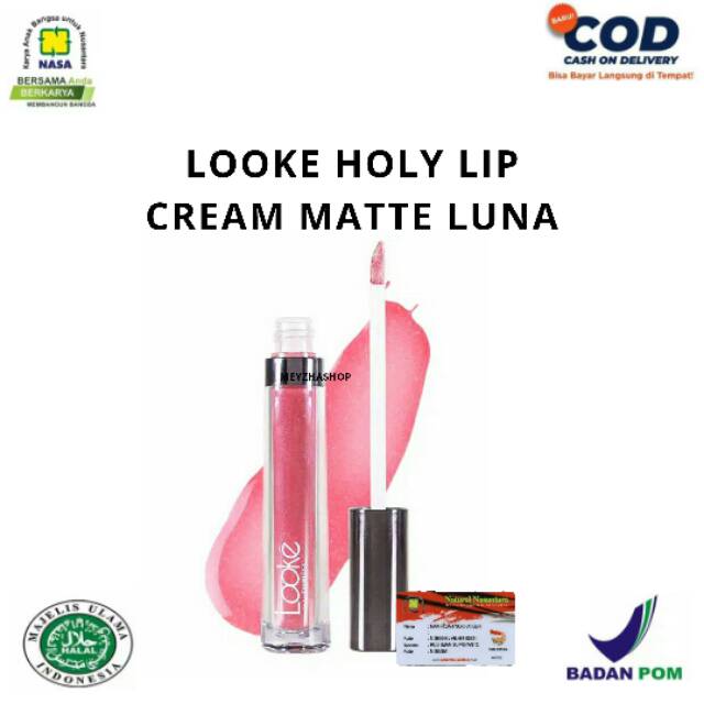 Son Môi Looke HOLY LIP Poish LUNA - Màu Lì Sang Trọng - Chất Lì - Thảo Dược NASAI