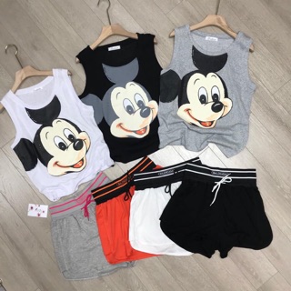 Set quần thể thao áo mickey