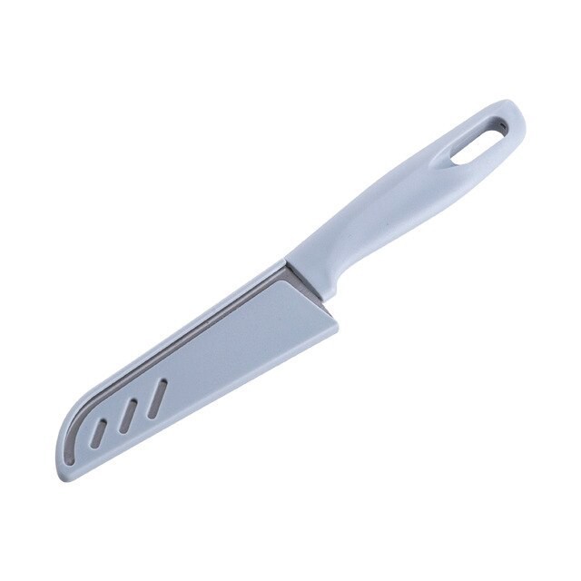 Dao gọt hoa quả có nắp chất liệu inox có thể đem đi du lịch, đúc túi tiện lợi và an toàn 88197