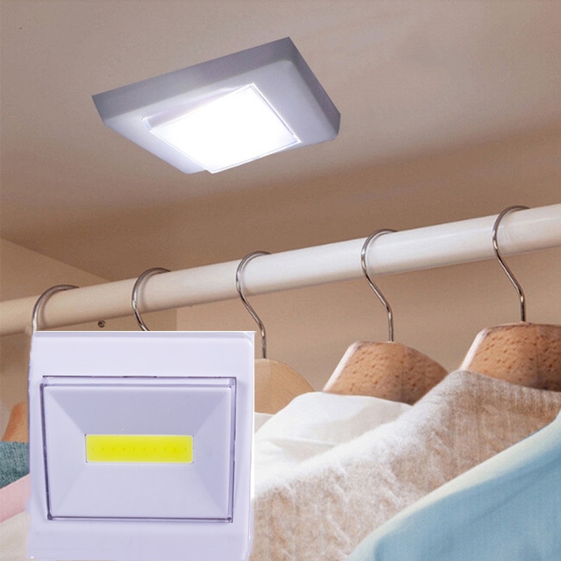 Công tắc đèn LED COB hình vuông gắn tường cho phòng ngủ/ cầu thang