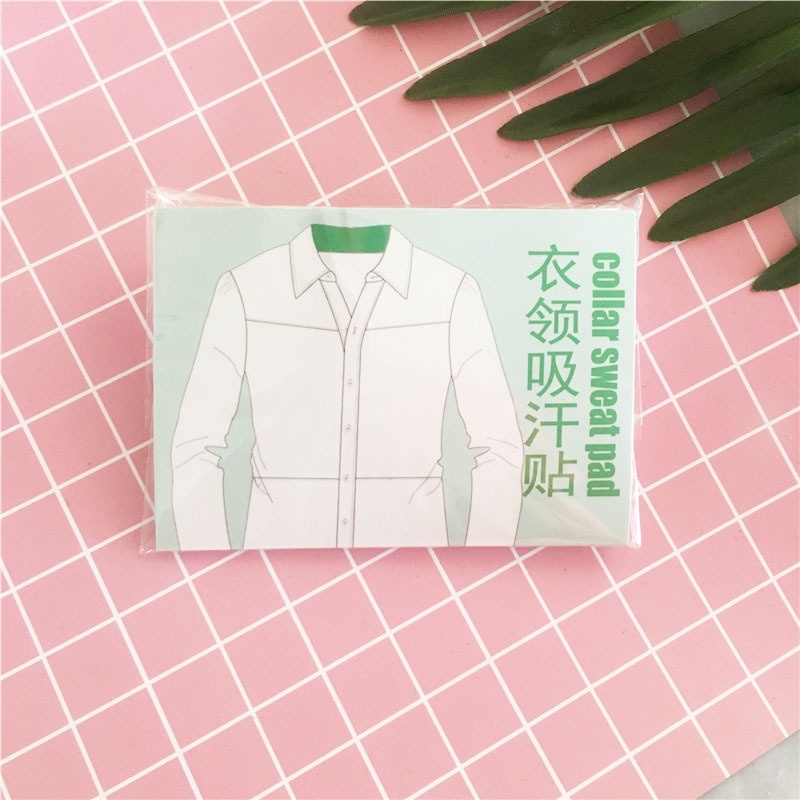 Miếng dán thấm hút mồ hôi vùng cổ áo - 1 set 5 miếng thuận tiện mang theo