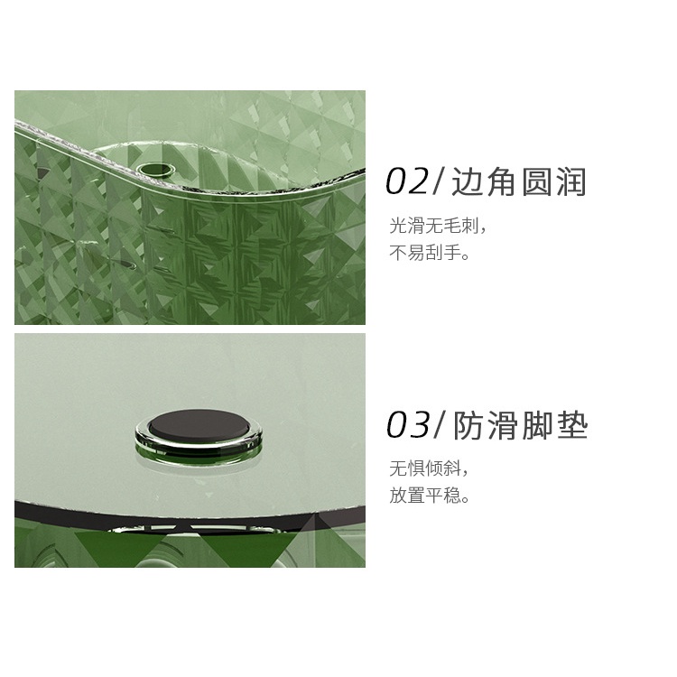 Giỏ Đựng Mỹ Phẩm Bằng Acrylic Trong Suốt Sang Trọng