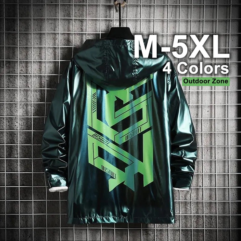 Áo Khoác Hoodie Khóa Kéo Thời Trang 2021 Cho Nam M-5Xl