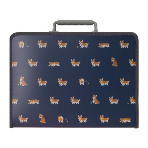 Túi Đựng Tài Liệu ARTBOX Hàn Quốc Họa Tiết Chú Cún Shiba Có Quai Cầm Tiện Dụng