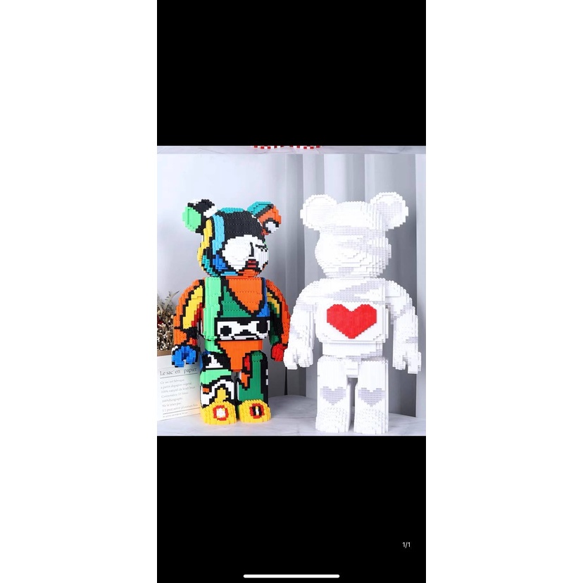 Bộ Đồ Chơi Lắp Ráp Bearbrich Cỡ 55cm hàng đẹp