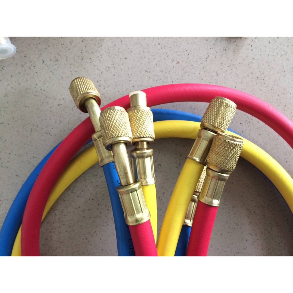 Đồng hồ đôi đo áp suất gas máy lạnh - đồng hồ nạp gas máy lạnh đôi