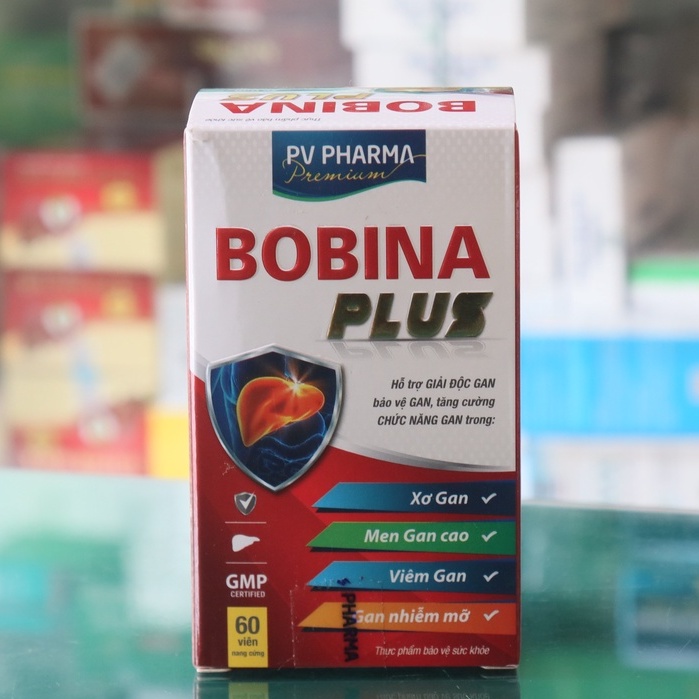 Bobina Plus - Hỗ trợ giải độc gan, bảo vệ gan, tăng cường chức năng gan (60 viên)