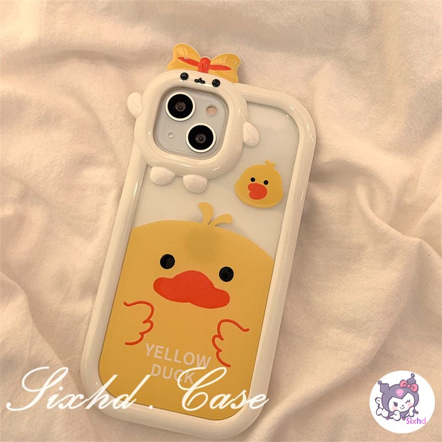 Ốp Lưng Điện Thoại cho OPPO A78 A17 A17K A57 A77s A76 A96 A16 A16K A15 A74 A54 A53 A33 A32 A31 A5 A9 A5s A3s Reno 8Z 7Z 6 5 A95 A94 A93 A92 A77 A52 A16e A12e F11 sixhd Ốp Điện Thoại TPU Mềm Chống Rơi Hình Vịt Vàng Cho